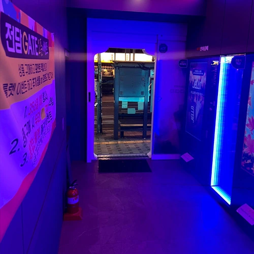 인천 부평 전담게이트 부평역점 9평대 무인매장 인테리어 | 자동문·창고 시공사진 2